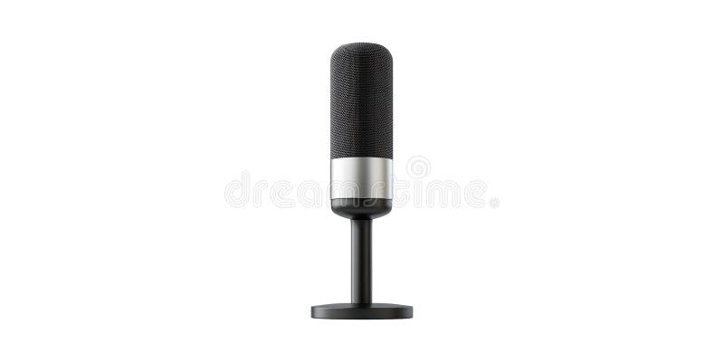 Podstawka mikrofonu do komputera stacjonarnego Modern. Idealny Do Przesyłania Strumieniowego Podcasting I Profesjonalnego Nagrywan zdjęcia royalty free