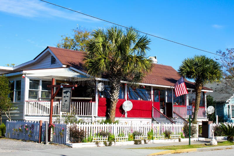 Poe S Tavern, Sullivan S Island, SC Editorial Stock Photo Image of