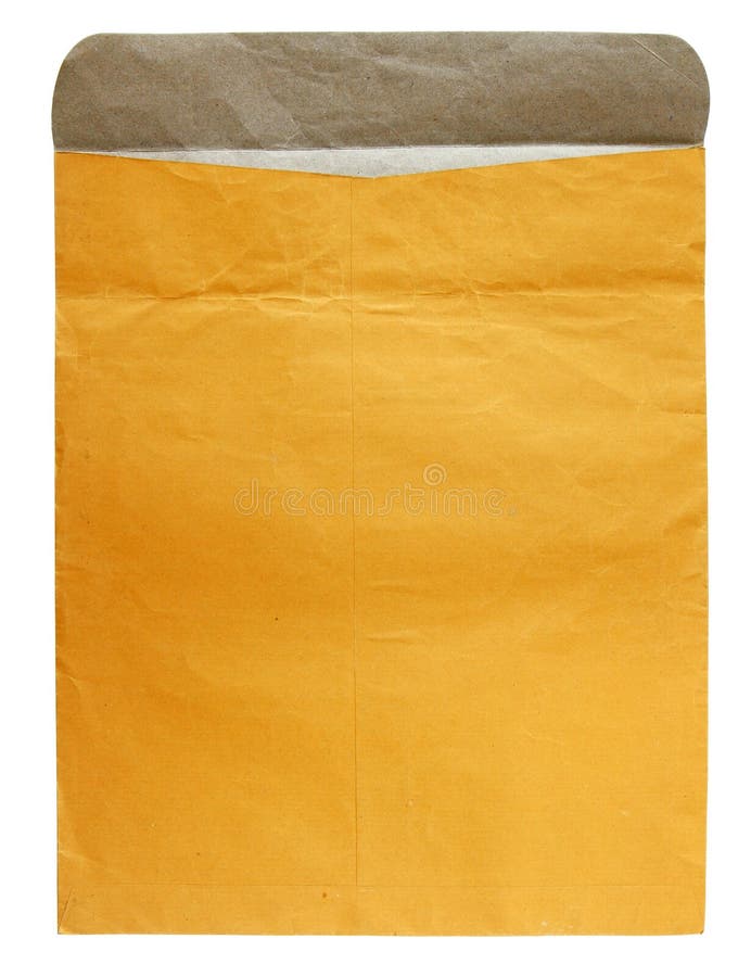 Poen brown envelop stock image