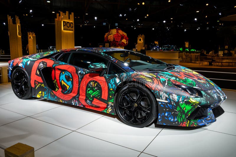 lamborghini veneno rainbow