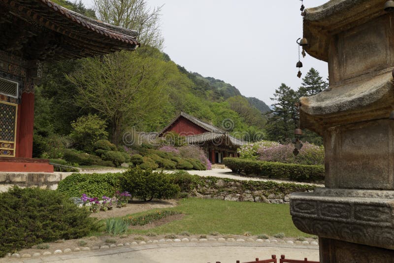  Pohyonsa-Tempel, DPRK (Nordkorea) lizenzfreie stockbilder