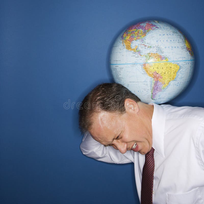 Poids de monde photo stock Poids de monde photo stock