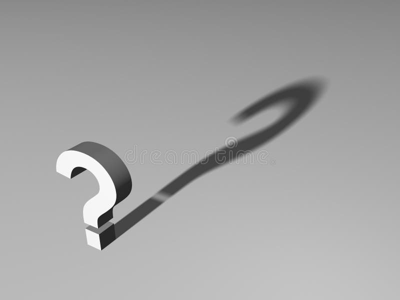 Point d'interrogation illustration stock Point d'interrogation illustration stock
