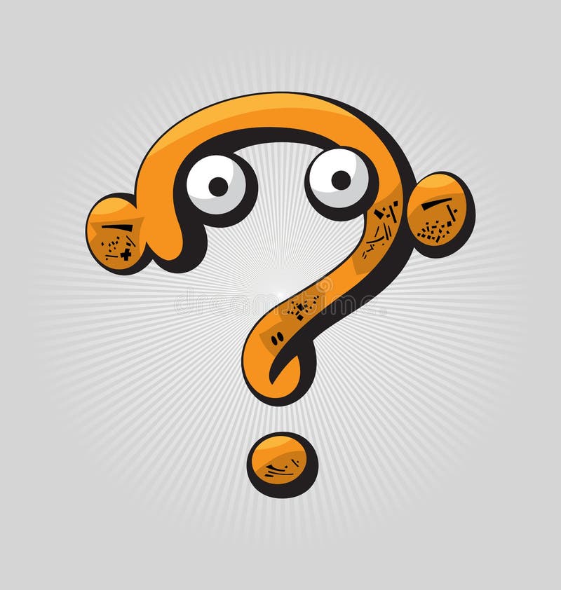 Point d'interrogation illustration stock Point d'interrogation illustration stock