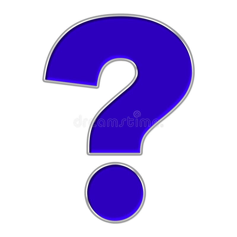 Point d'interrogation illustration de vecteur