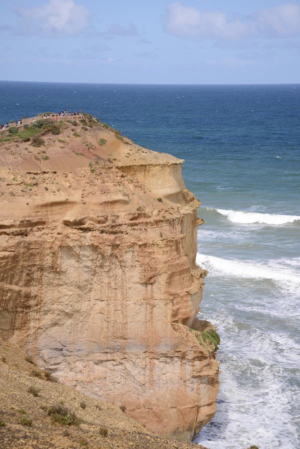 Point de visionnement pour les douze apôtres sur la côte sud de l'Australie photos stock