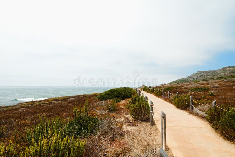 Point loop trail located near Sunset Cliffs, San Diego.