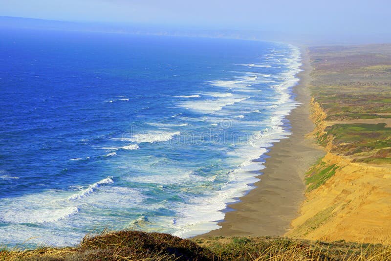 POINT REYES SHORELINE on PACIFIC OCEAN Stock Photo Image of ocean