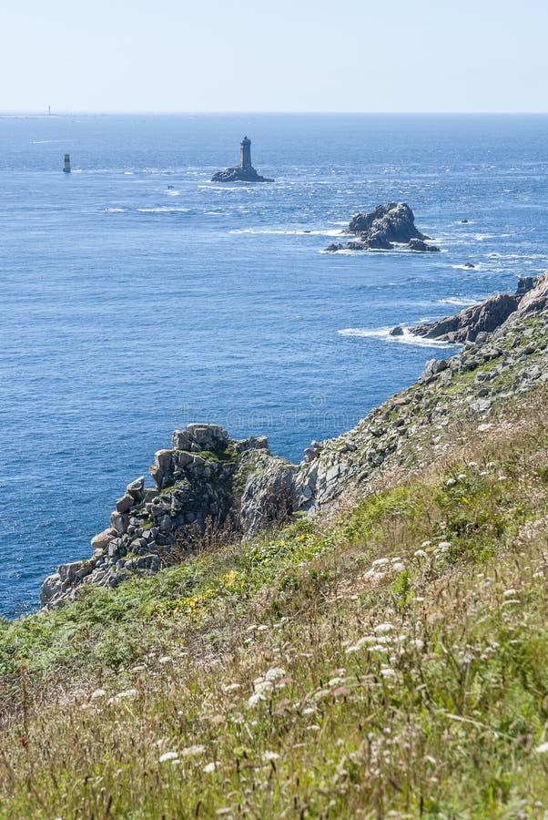 Pointe du raz in brittany fotografia stock. Immagine di estate 77037602