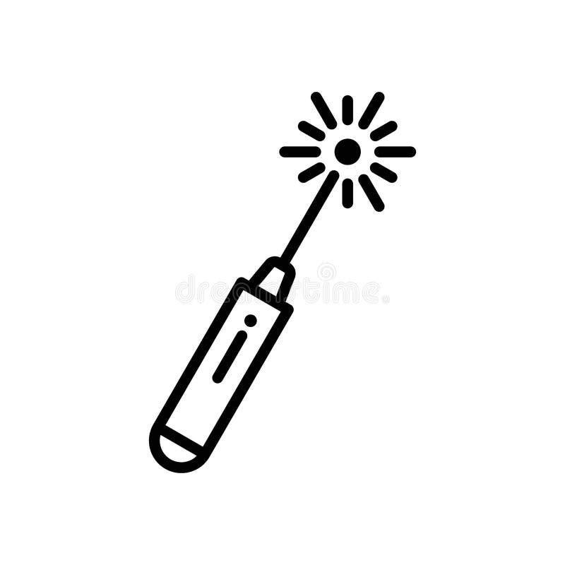 Pointer laser icon stock illustration