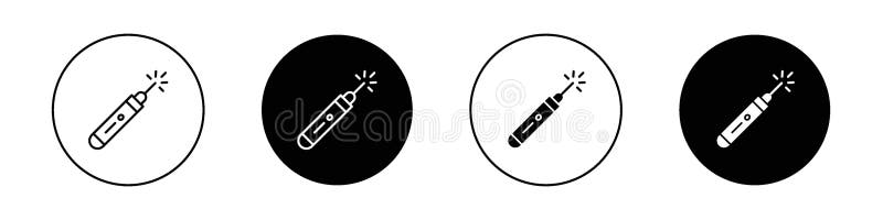 Pointer laser icon stock illustration