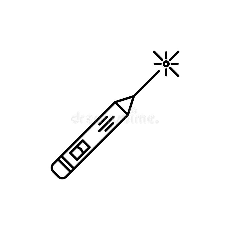 Pointer laser icon vector illustration
