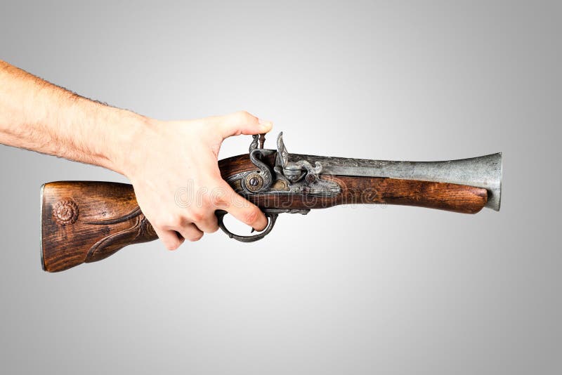 18th Century Pirate Blunderbuss Grey