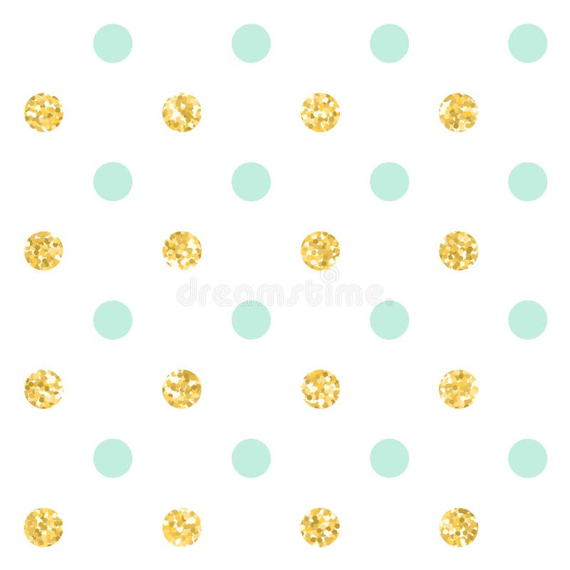 Pois Modello senza cuciture di scintillio dell'oro punteggiato classico Illustrazione di vettore illustrazione di stock Pois Modello senza cuciture di scintillio dell'oro punteggiato classico Illustrazione di vettore illustrazione di stock