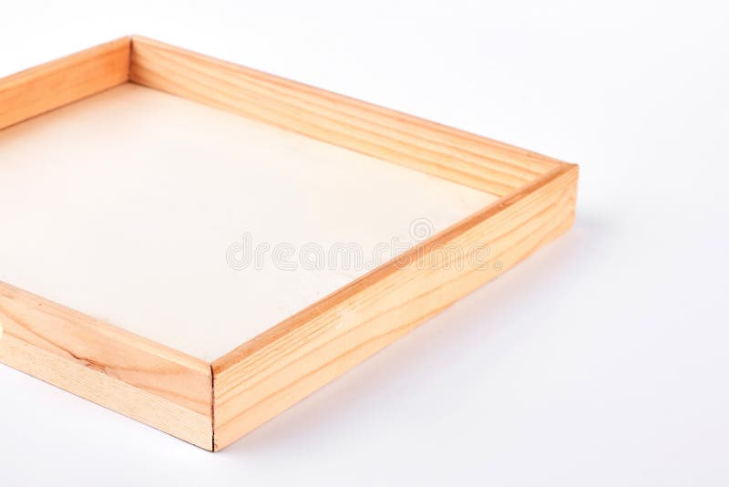 pojedynczy białe tło ramy drewniane obrazy stock pojedynczy białe tło ramy drewniane obrazy stock