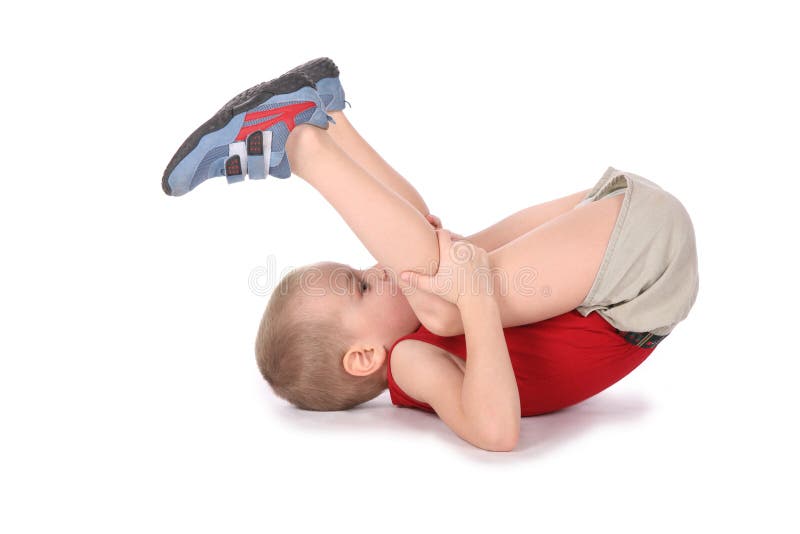 pojkeyoga royaltyfri bild pojkeyoga royaltyfri bild