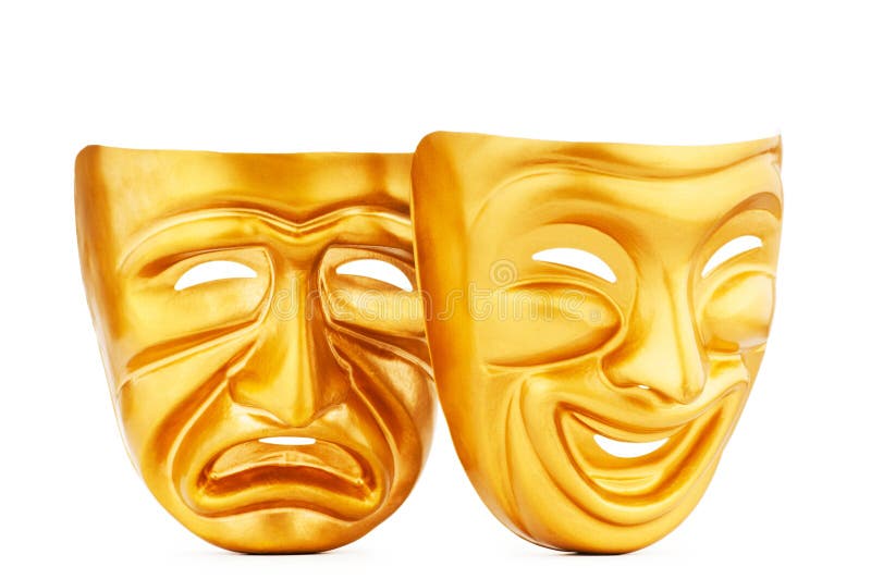 Masks with the theatre concept. Masks with the theatre concept