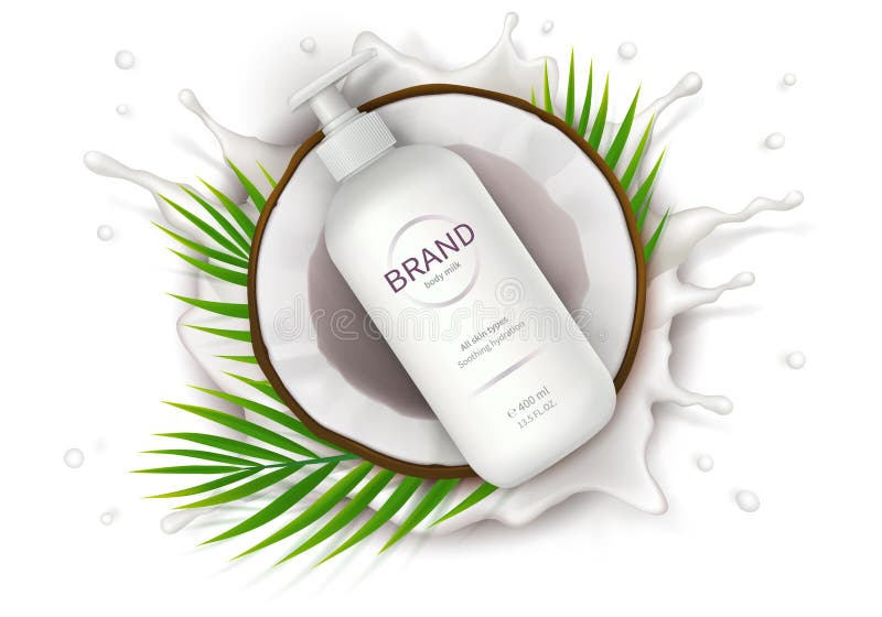Pojęcie plakat dla organicznie naturalnej śmietanki ilustracji Pojęcie plakat dla organicznie naturalnej śmietanki ilustracji