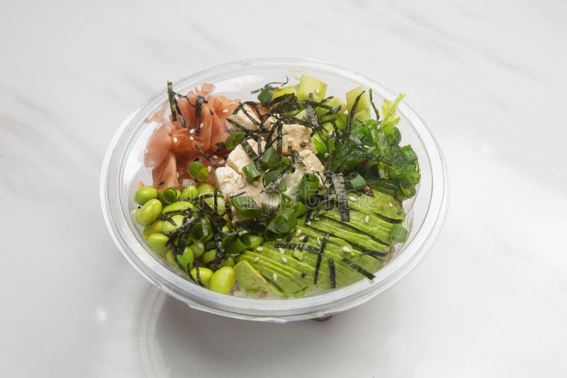 Poke Hawaiian Dish, Raw Fish Salad Served As an Appetizer or Main