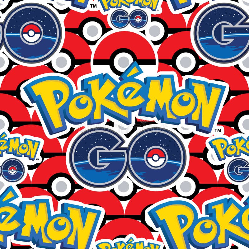 Pokemon gehen nahtloses Muster vieler Bälle lizenzfreie abbildung Pokemon gehen nahtloses Muster vieler Bälle lizenzfreie abbildung