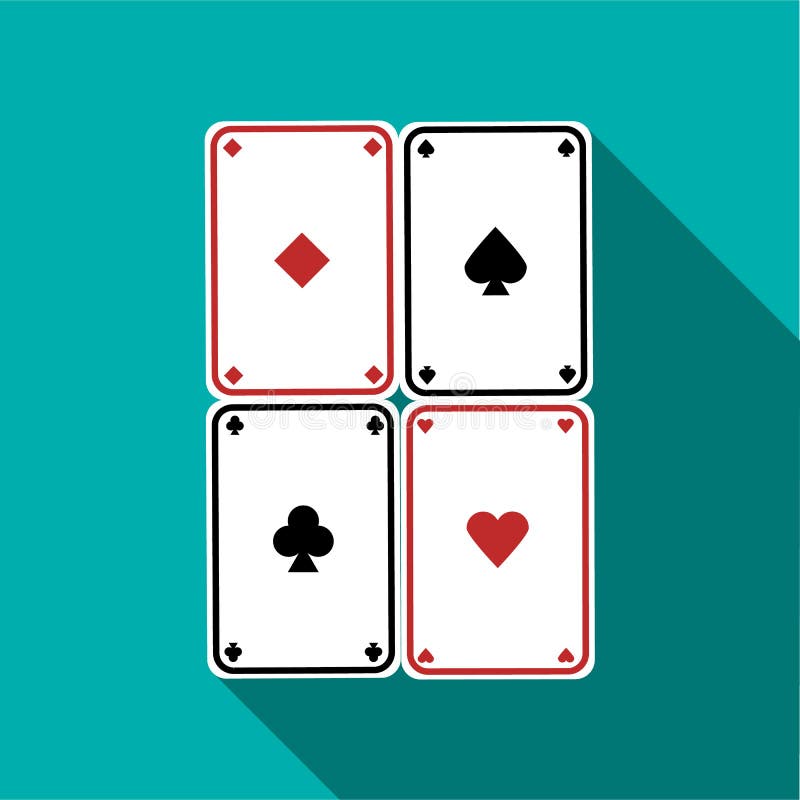 Poker Cards Icons Set 9 Vector Stock Vector Illustration of object