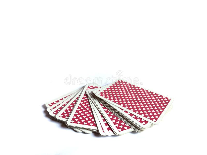 Poker Cards on White Background. Betting Concept Stock Image Image of