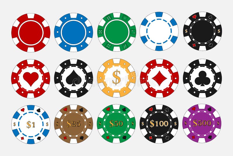 Casino Chips Colors Stock Illustrations 324 Casino Chips Colors Stock