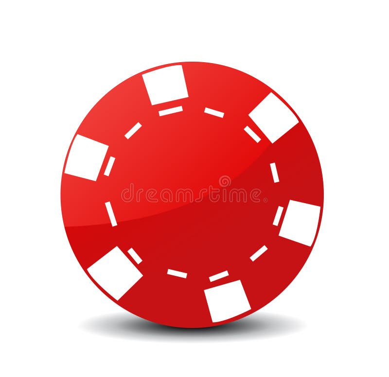 Poker chip icon stock vector. Illustration of chance - 81375453