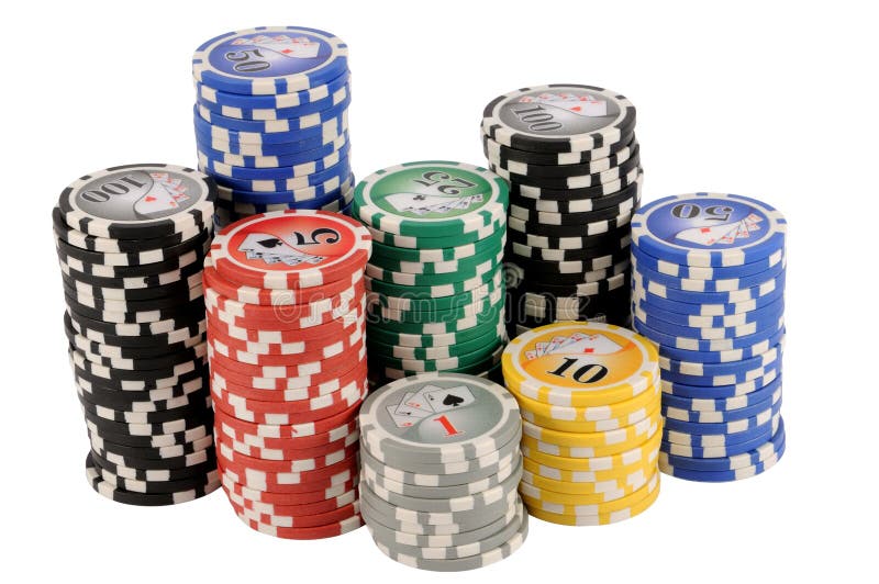 Poker chips stock photo. Image of commercial, luck, poker 17202816