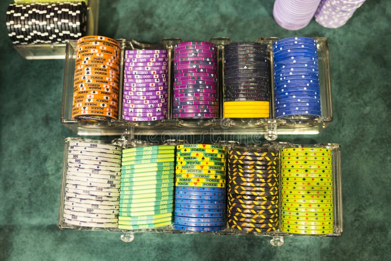 Poker chips in casino editorial image. Image of people 84951945