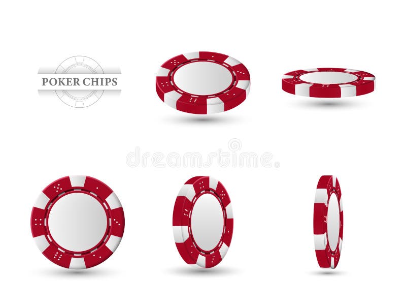 Blank Poker Chips Stock Illustrations 844 Blank Poker Chips Stock