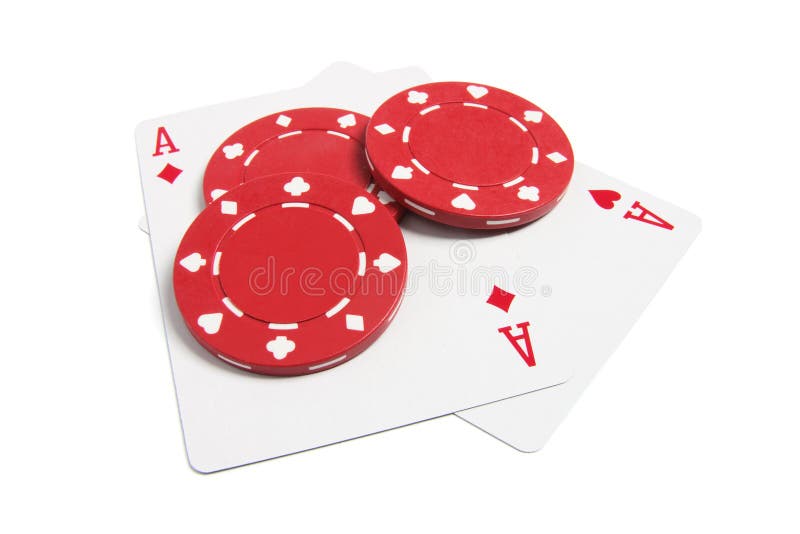 Poker Chips and Playing Cards royalty free stock image Poker Chips and Playing Cards royalty free stock image