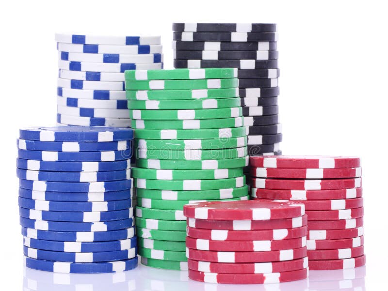 Poker chips stock photo. Image of deal, winning, entertainment 34761406