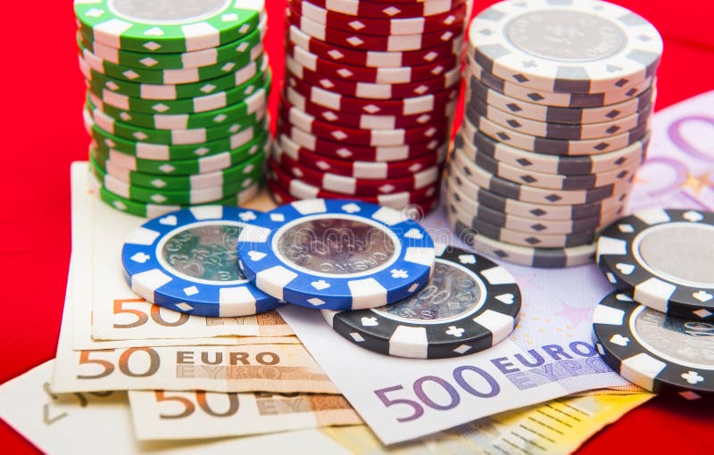 Poker chips stack stock image. Image of good, hearts 38735907