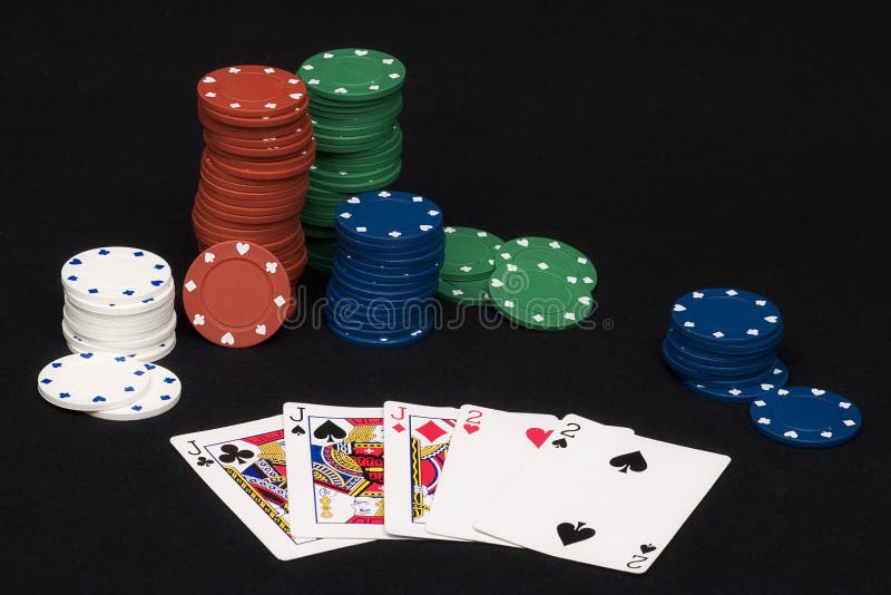 Poker Full House stock photo. Image of playing, white 10707338