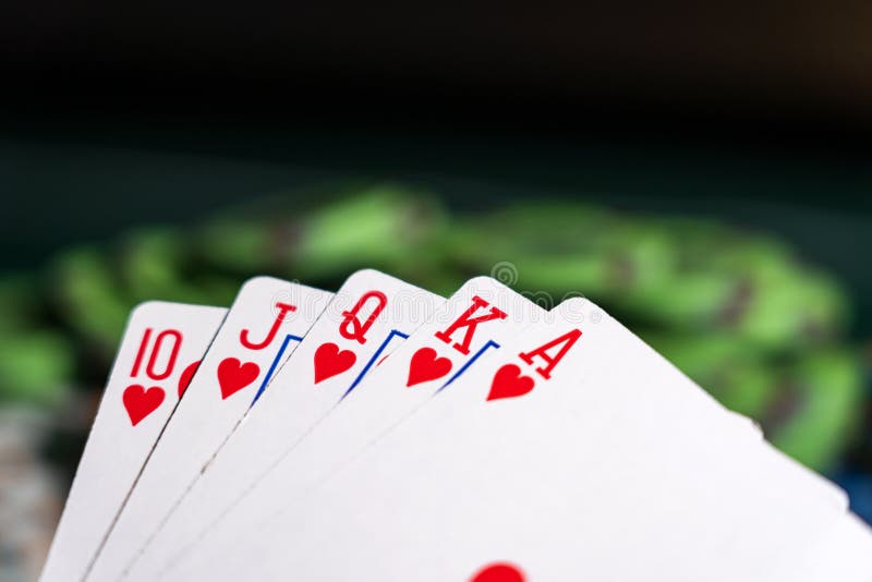Poker game royal flush stock photo. Image of betting 181652572
