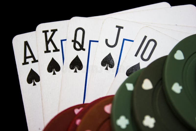 Poker night royalty free stock image