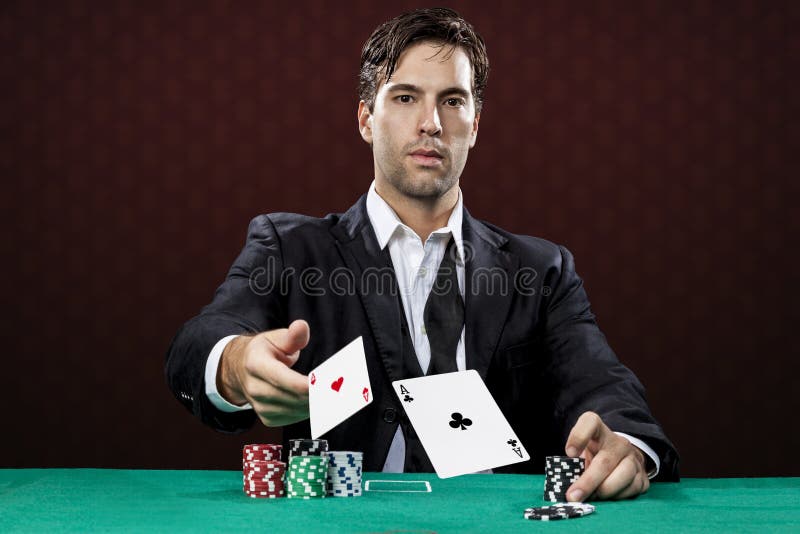 Poker player stock photo. Image of king, card, space 27840892
