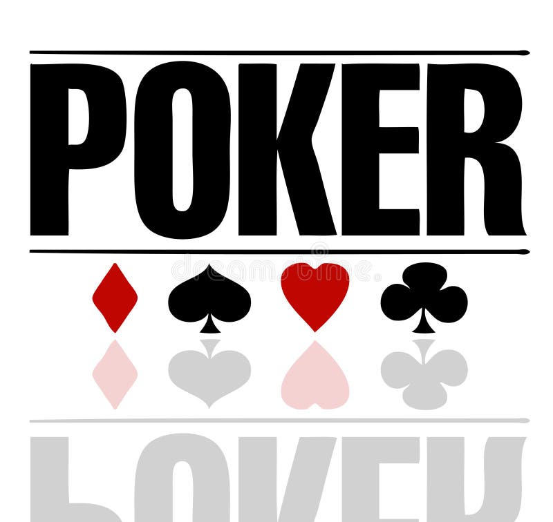Poker text stock vector. Image of hearth, king, chip 16294681