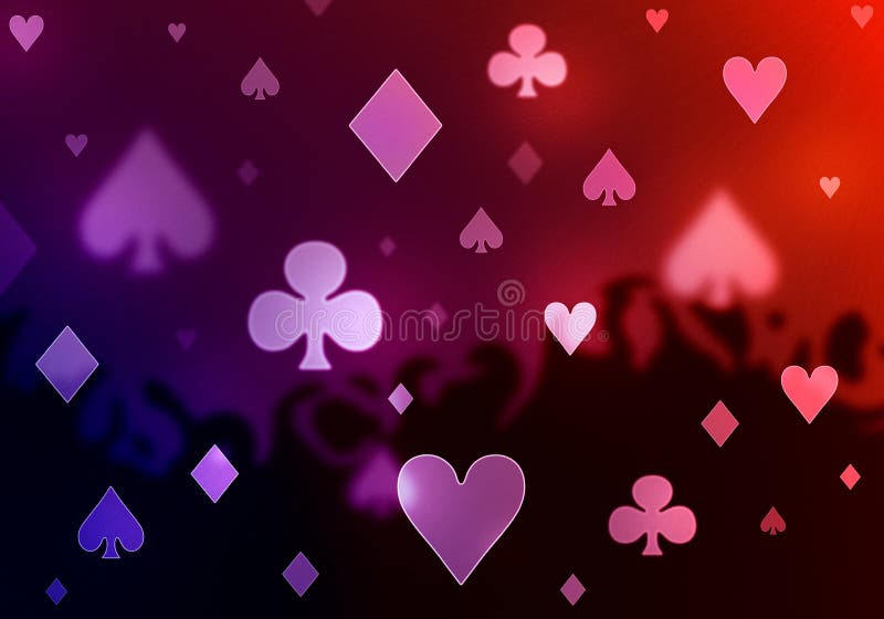 Pokermuster stock abbildung