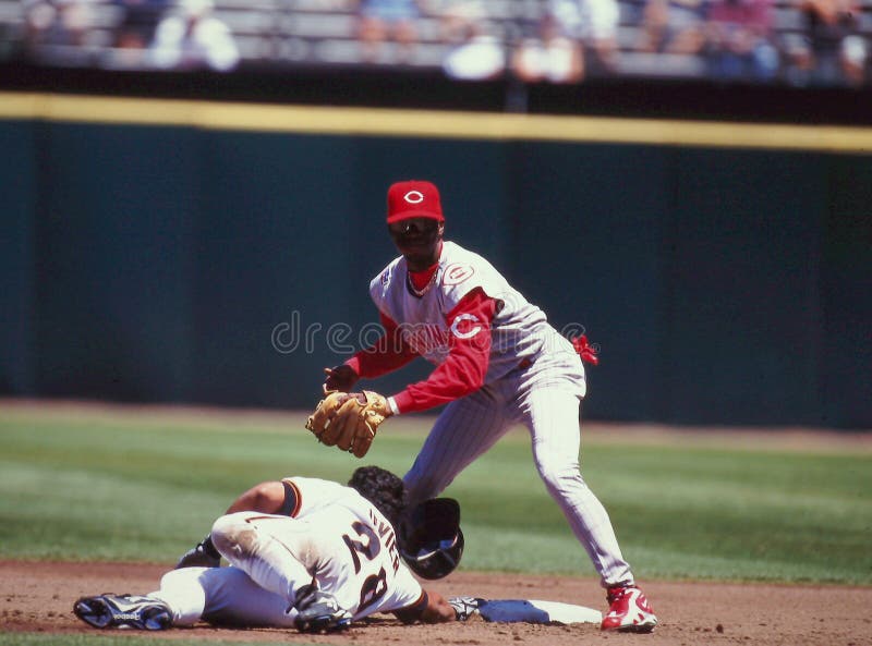 Pokey Reese Cincinnati Reds Editorial Photography - Image of cincinnati,  hitting: 156324472