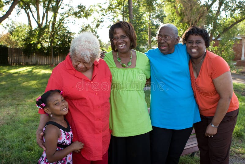 Loving family. Generations of African American women. Loving family. Generations of African American women.