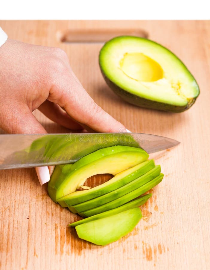 Pokrajać świeżego avocado zakończenie zdjęcie stock Pokrajać świeżego avocado zakończenie zdjęcie stock