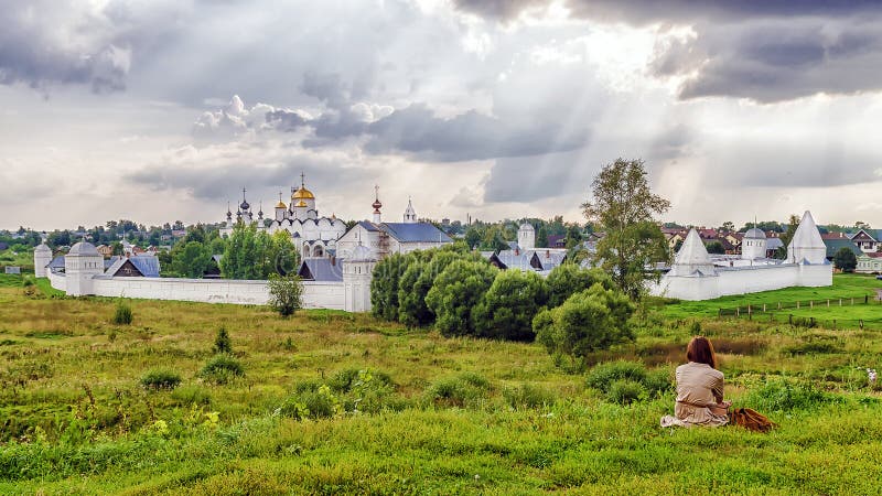 Pokrovsky Monastery in Suzdal. Russia royalty free stock photos Pokrovsky Monastery in Suzdal. Russia royalty free stock photos