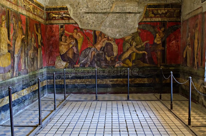 Pokój frescoes w willi dei Misteri, Pompeii