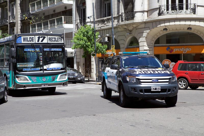 Carro De Polícia Minúsculo Buenos Aires Argentina Foto Editorial - Imagem de  carro, centro: 29358931