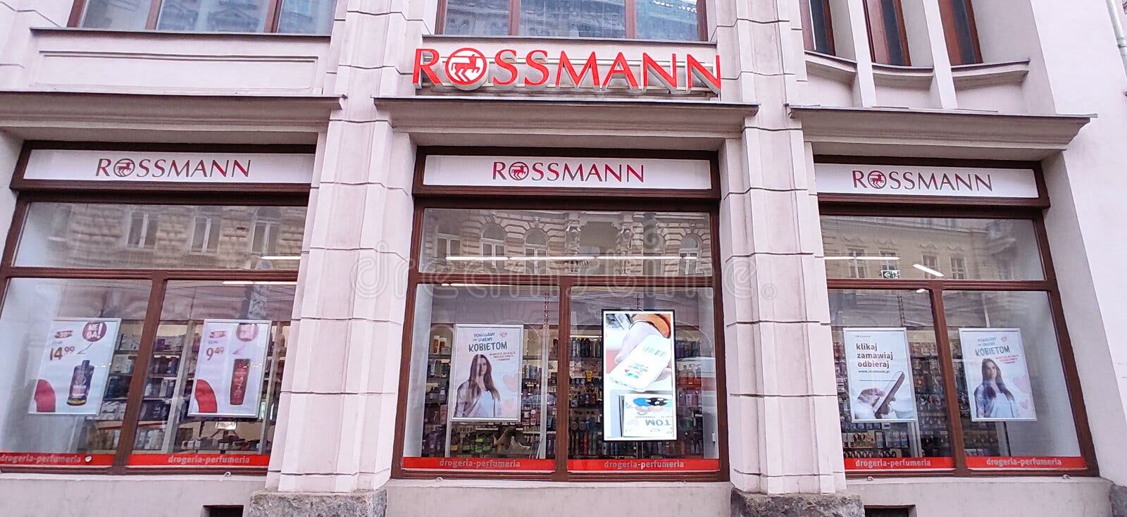 Rossmann Cosmetics And Beauty Shop. Logo Lettering Stock Photo, Picture and  Royalty Free Image. Image 171121799.