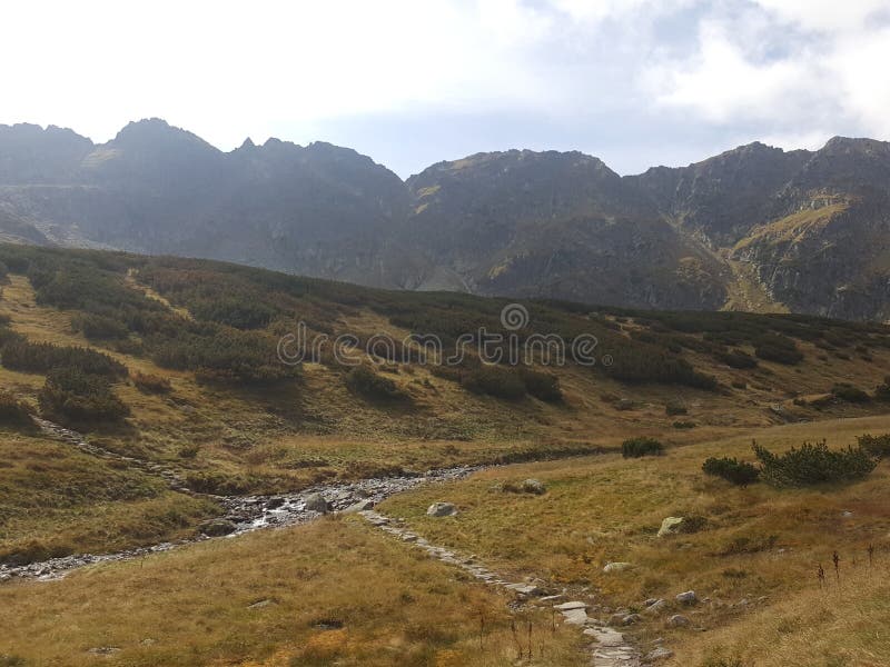 Poland, Malopolska, Tatra mountains - the Pieciu Stawow Polskich valley. royalty free stock images Poland, Malopolska, Tatra mountains - the Pieciu Stawow Polskich valley. royalty free stock images