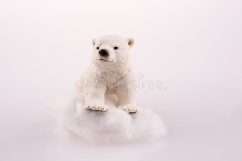 Polar bear on ice royalty free stock photography Polar bear on ice royalty free stock photography