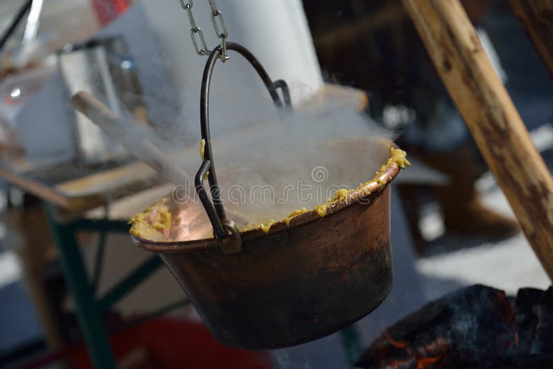 Polenta royalty-vrije stock foto